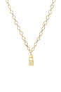 view 2 of 2 Bolt Necklace in Gold