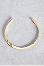 view 1 of 2 Asymmetrical Necklace Cuff in Gold