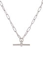 view 2 of 2 Charli Toggle Necklace in Silver
