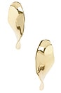 view 1 of 2 Twisted Statement Earring in Gold