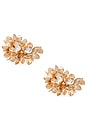 view 2 of 3 Tina Flower Ear Cuff in Gold