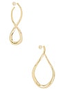 view 2 of 3 TULIP 후프 in Gold