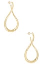 view 3 of 3 TULIP 후프 in Gold