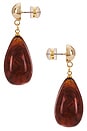 view 2 of 2 Stables Lucite Drop Earring in Amber