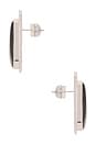 view 2 of 2 Marble Stud Earring in Silver