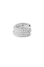 view 1 of 3 Jacque Pave Ear Cuff Set Of Two in Silver