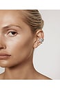 view 2 of 3 Jacque Pave Ear Cuff Set Of Two in Silver