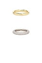 view 2 of 3 Bree Ring Set in Gold