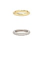 view 3 of 3 Bree Ring Set in Gold