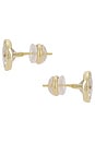 view 2 of 2 Bezel Solitaire Stud in Gold
