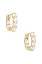 view 1 of 2 Manchester Hoop Earrings in Gold