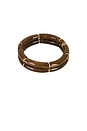 view 1 of 4 Cecillia Bracelet Set Of 2 in Gold & Brown