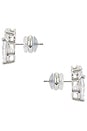 view 2 of 2 Solitaire Trio Stud in Silver