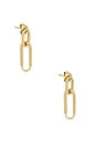 view 1 of 3 Justice Drop Earring in Gold