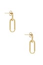 view 2 of 3 Justice Drop Earring in Gold