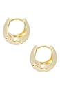 view 2 of 3 Anine Hoop in Gold