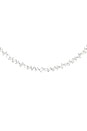 view 2 of 2 Pear Diamond Tennis Necklace in Silver