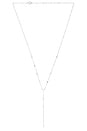view 1 of 2 Solitaire Station Lariat Necklace in Silver