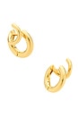 view 1 of 3 Super Katerina Double Hoop in Gold