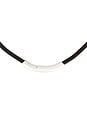 view 2 of 2 Lasso Necklace in Black