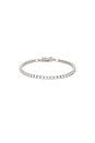 view 2 of 3 The Line Tennis Bracelet in Silver