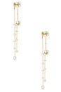 view 1 of 3 Juliette Earring in Pearl & Gold