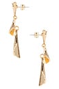 view 2 of 2 Petals Gold Earring in Gold