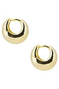 view 2 of 3 Reagan Huggie Earring in Gold
