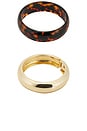 view 3 of 4 バングルセット in Gold & Tortoise