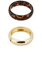 view 4 of 4 バングルセット in Gold & Tortoise