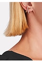 view 3 of 3 Kriss Kross Earring in Gold