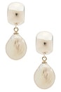 view 3 of 3 Spencer Pearl Drop Earring in Silver & Pearl