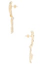 view 2 of 2 Palmera Earring in Gold