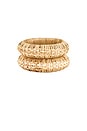 view 2 of 6 Jacques Bangle Cuff Set in Beige