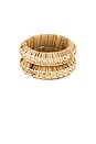 view 3 of 6 Jacques Bangle Cuff Set in Beige