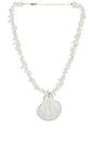 view 1 of 2 Pelicano Necklace in White