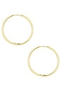 view 2 of 3 Essential Hoop Earrings in Gold