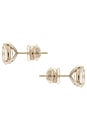 view 2 of 2 Oval Solitaire Stud in Gold