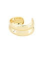 view 1 of 3 Double Dome Cuff Bracelet in Gold