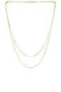 view 1 of 2 Line Necklace in Gold