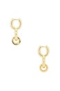 view 2 of 3 Hunter Huggie Earring in Gold