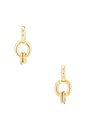 view 3 of 3 Hunter Huggie Earring in Gold