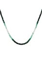 view 2 of 2 COLLAR DE CUENTAS AISHA in Emerald