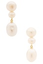 view 1 of 2 Bianca Drop Earring in Pearl