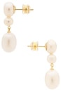 view 2 of 2 Bianca Drop Earring in Pearl