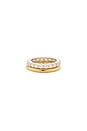 view 1 of 2 Petite Aura Ring Set in Gold