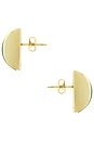 view 2 of 2 Cecillia Stud in Gold & Green