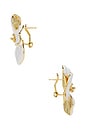 view 2 of 2 Millefeuille Earrings in White