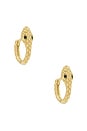 view 1 of 3 Serpent Huggie in Gold
