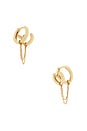 view 1 of 3 Double Katerina Chain Earring in Gold
